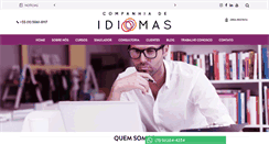 Desktop Screenshot of companhiadeidiomas.com.br
