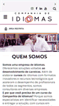 Mobile Screenshot of companhiadeidiomas.com.br